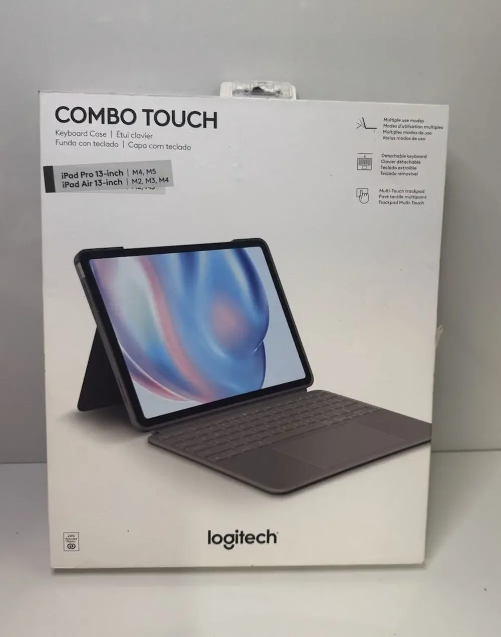Logitech Combo Touch iPad Pro 13-inch (M4 & M5)(2024 & 2025) Keyboard Case